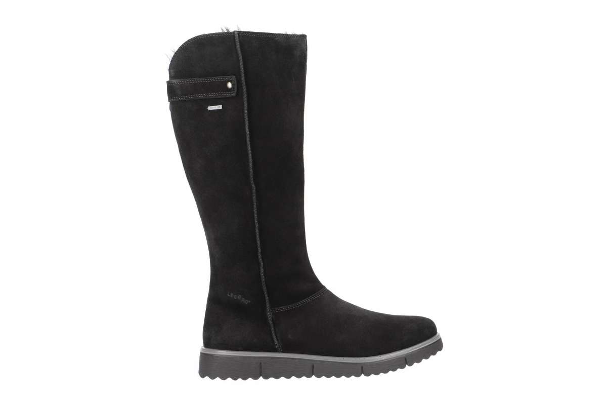 legero campania stiefel schwarz