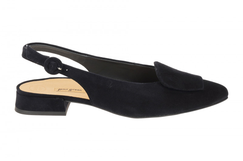 Paul Green Sling Pumps blau Slingback 6090