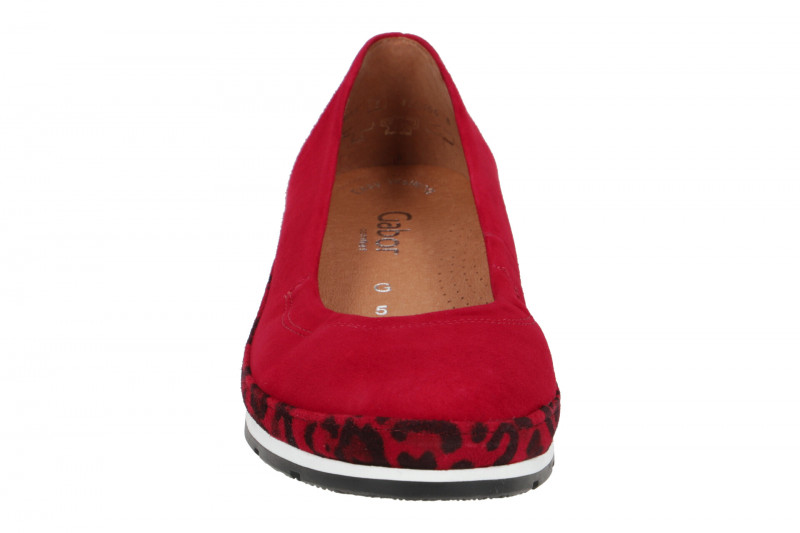Gabor Ballerina Schuhe rot Luchs 42.400.49