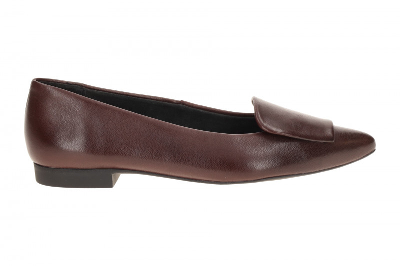 Paul Green Ballerinas dunkelrot wine Leder-Kappe 3792