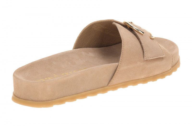 Paul Green Leder Pantolette rosa rosewood gold 6170