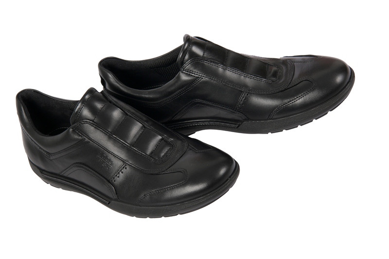 Ecco Welt Sneaker Schuhe schwarz Slipper
