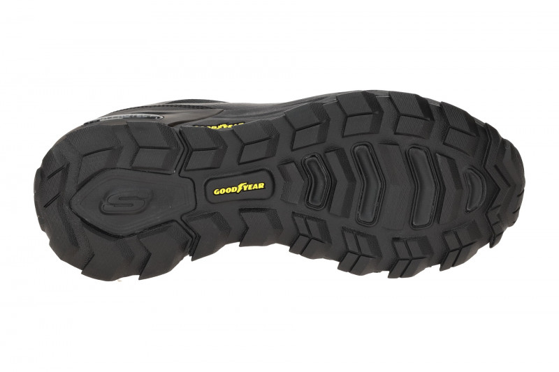 Skechers Max Protect Schuhe schwarz all black Herren Waterproof 237304