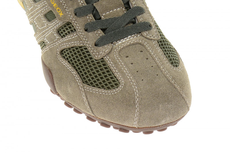 Geox Respira Snake K Sneakers in taupe grün Herrenschuhe
