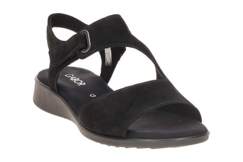 Gabor Sandalen schwarz Nubuck 82.803.47