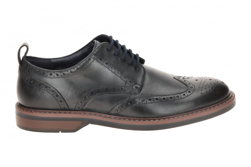 Clarks Aldwin Limit Schuhe blau Wingtip 26178471