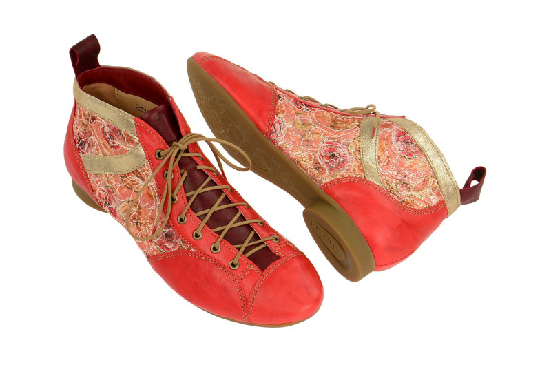 Think Guad Stiefelette rot chilli
