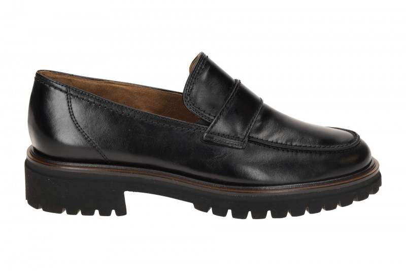 Paul Green Schuhe Slipper schwarz Plateau 2683