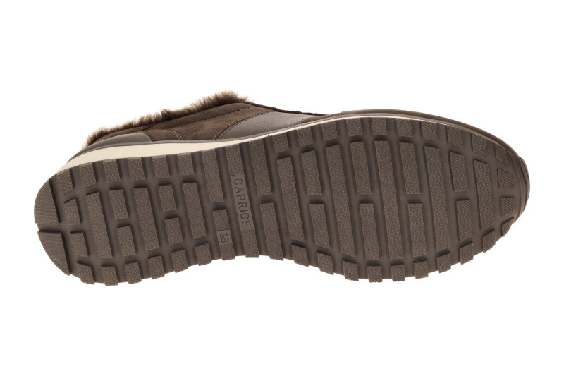 Caprice Schuhe Sneaker braun Warmfutter Fellkragen 23706