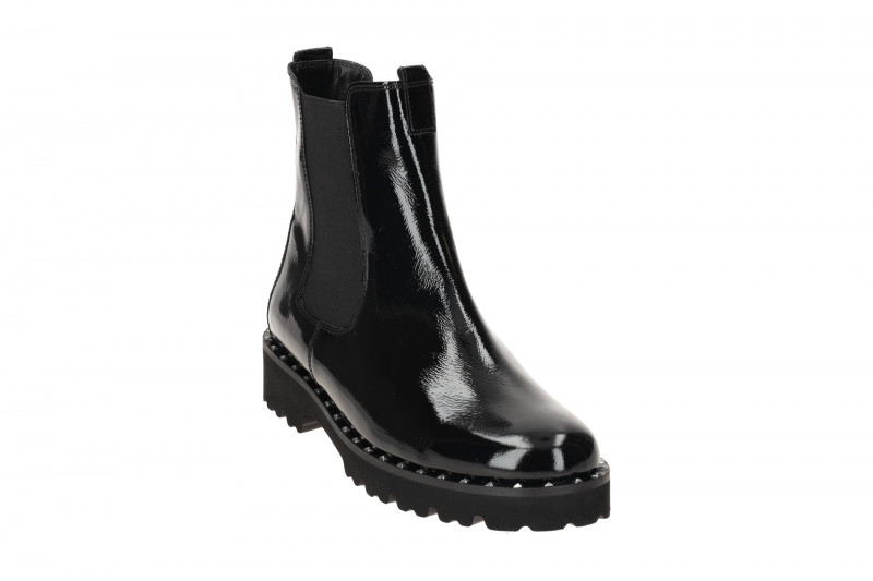Gabor Stiefelette schwarz Ankle Boots Lack 51.750.97