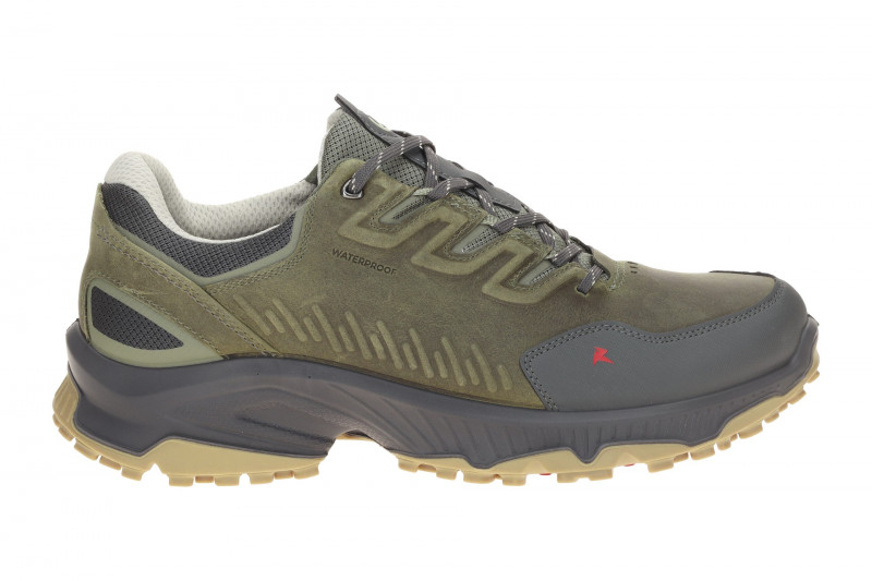 Ecco Receptor Schuhe grün olive Herren Waterproof 854314