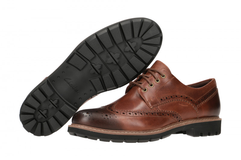 Clarks Batcombe Schuhe braun Budapester