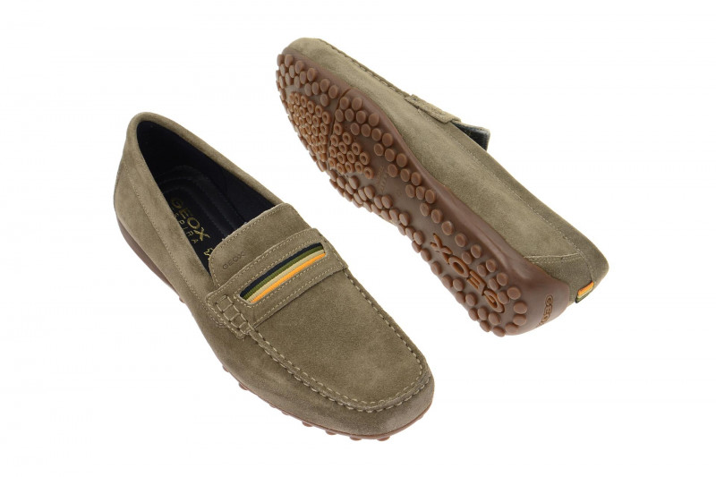 Geox Snake Mokassin Slipper grau - U5207A