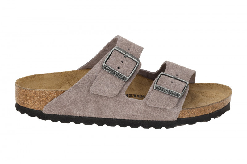 Birkenstock Arizona BS Pantolette lila faded-purple SCHMAL 1028345