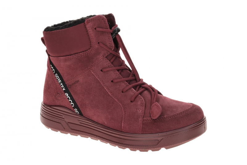 ecco Urban Junior Stiefel dunkelrot Warmfutter GORE-TEX