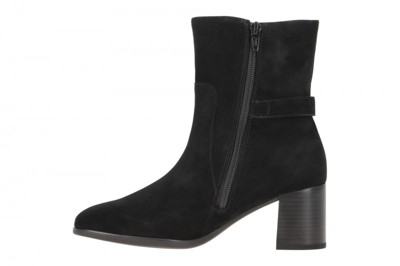 Gabor Stiefelette schwarz Velour 35.531.17
