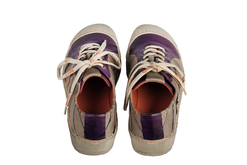 Eject Puzzle Schuhe in lila grau - E-12359-V2