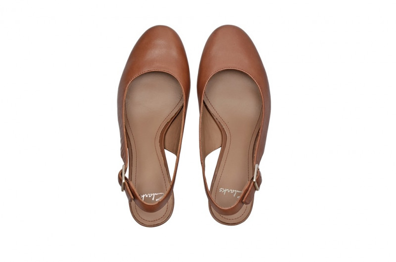 Clarks Sling Pumps Treva Abstract - braun