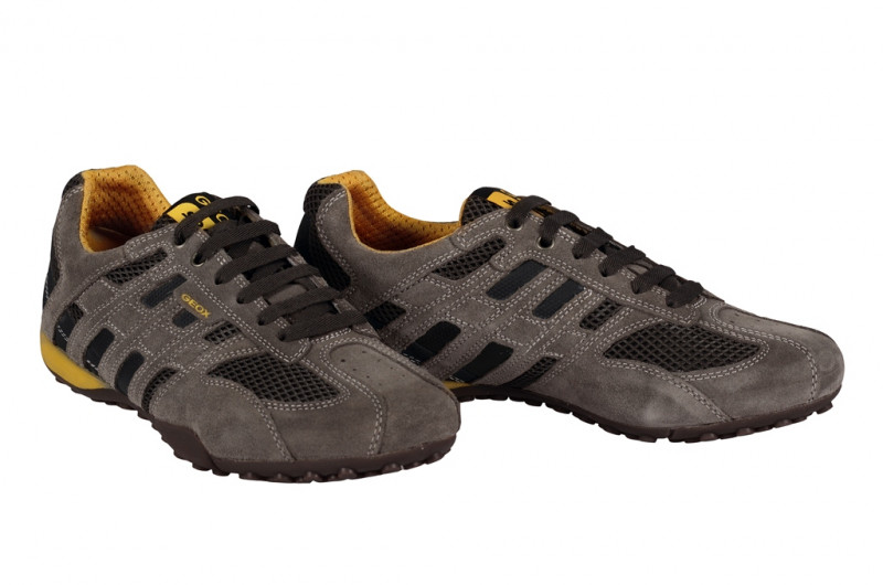 Geox Snake M Schuhe in taupe grau U1107M