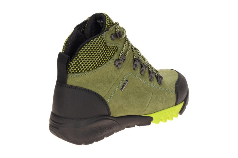 Waldläufer Amiata Stiefelette grün olive H-Weite wasserdicht