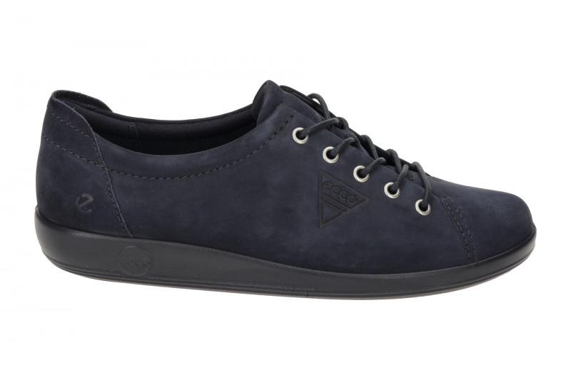 Ecco Soft 2 Schuhe blau nightsky Damen Schnürer