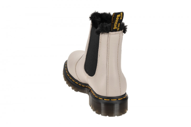 Dr Martens Leonore Stiefelette Chelsea-Boot grau Warmfutter 2976