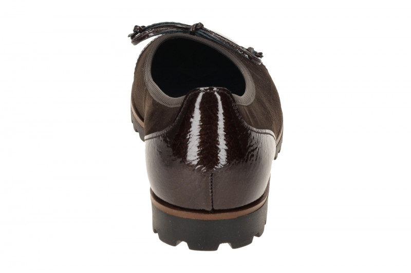 Gabor Ballerina braun Lack Velour 74.100.18