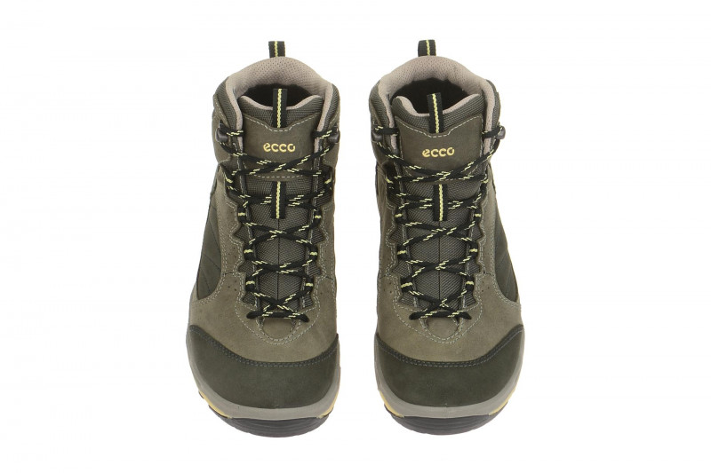 Ecco Ulterra GTX Stiefel grau gelb Boots