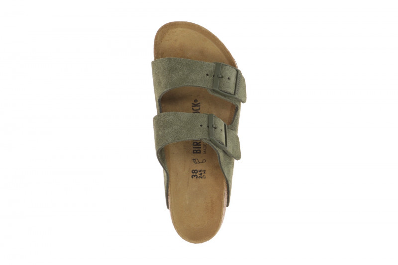 Birkenstock Arizona BS Pantolette grün thyme Normal Weit 1025657