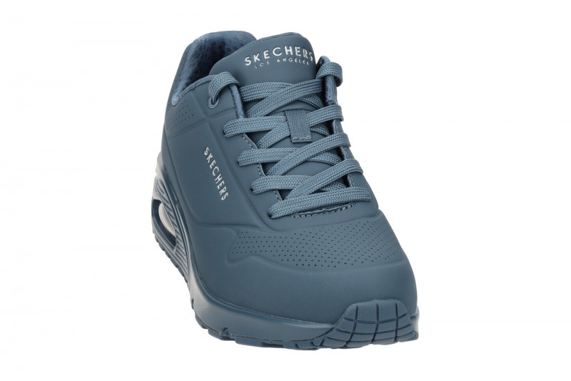 Skechers Uno Schuhe blau uni Damen Sneakers 73690