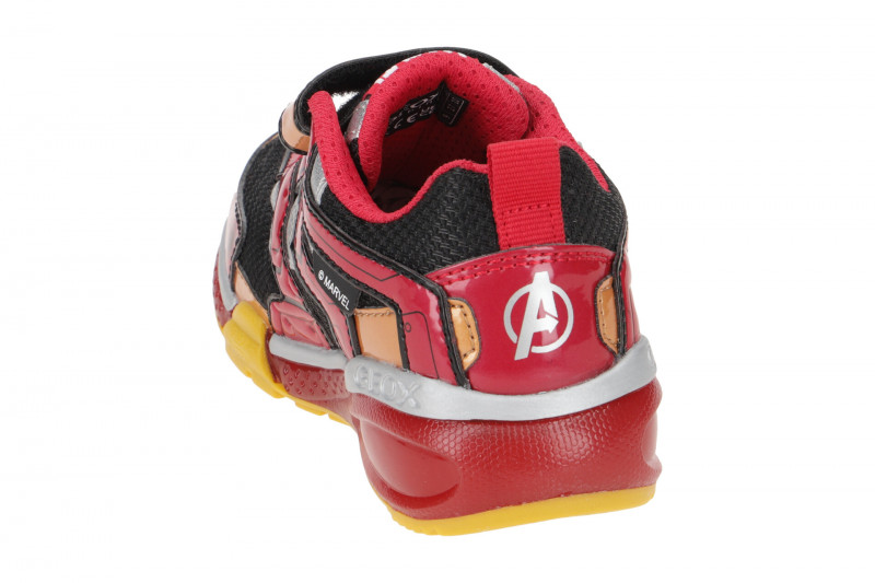 Geox Bayonyc Kinder Schuhe rot Iron Man J35FEC