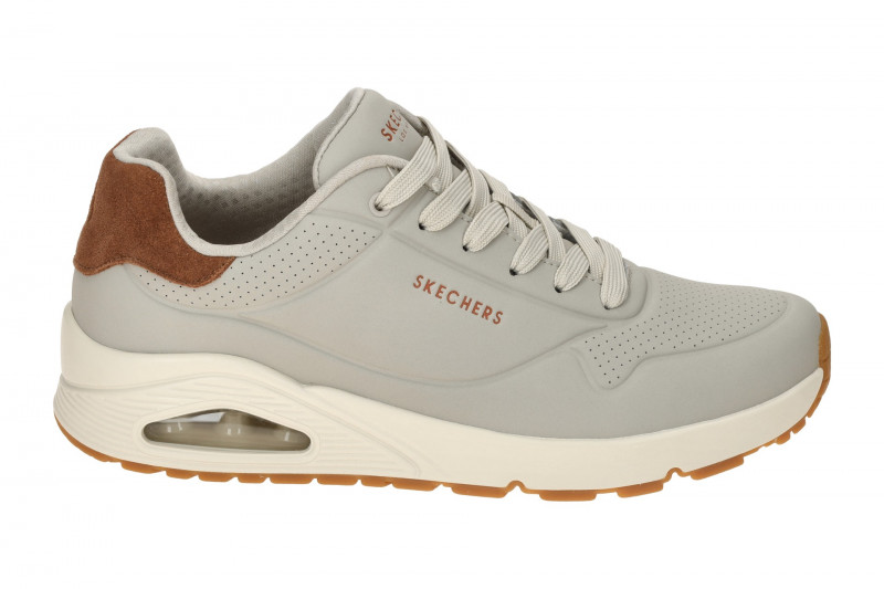 Skechers Uno Schuhe grau Herren Sneakers 183004