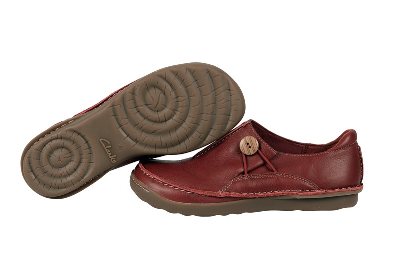 Clarks Faze Girl in rot Damen Slipper 20351543