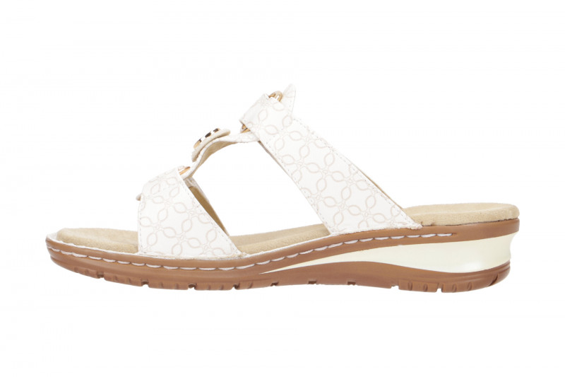 ara Hawaii Pantolette weiß sand Klett 12-27270