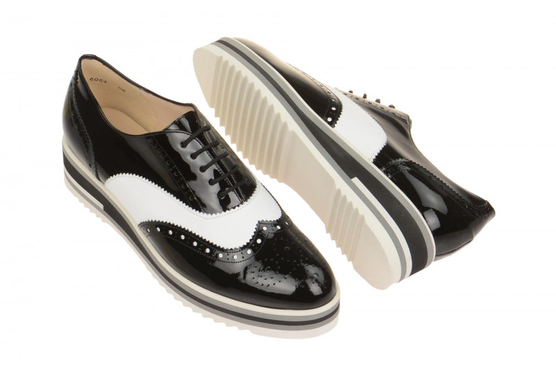Peter Kaiser Elli Schuhe schwarz weiß 56741