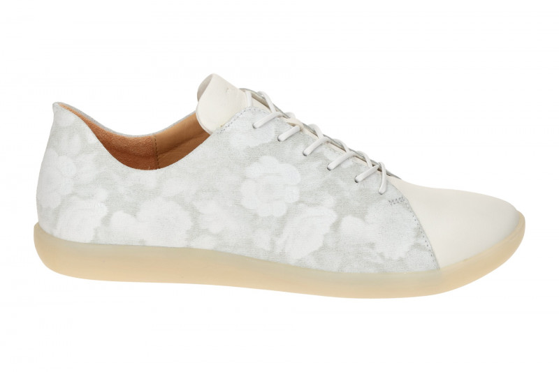 Think Nature Schuhe weiß Lack Blüten Damen 946