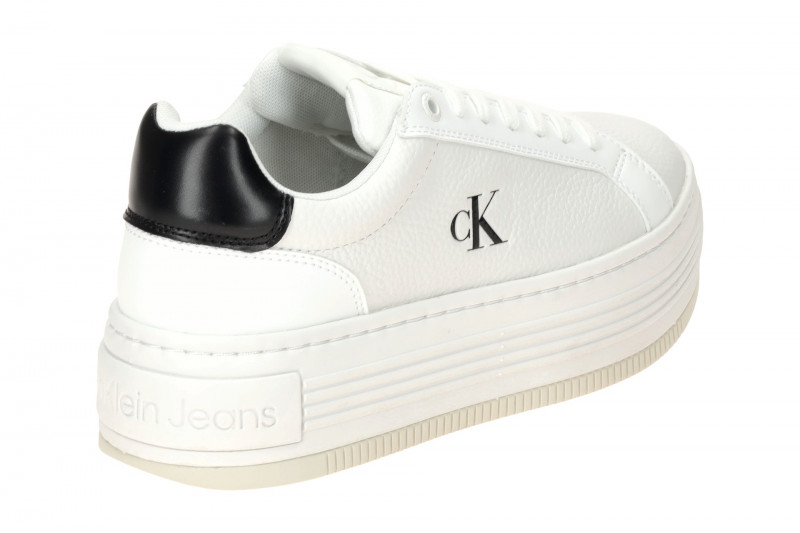 Calvin Klein Schuhe Bold Flatf Sneakers Plateau weiß schwarz Damen