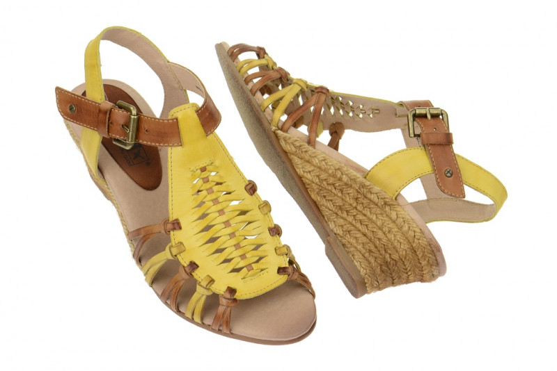 Pikolinos Keil Sandalette - Cullera sol gelb - 976-8112