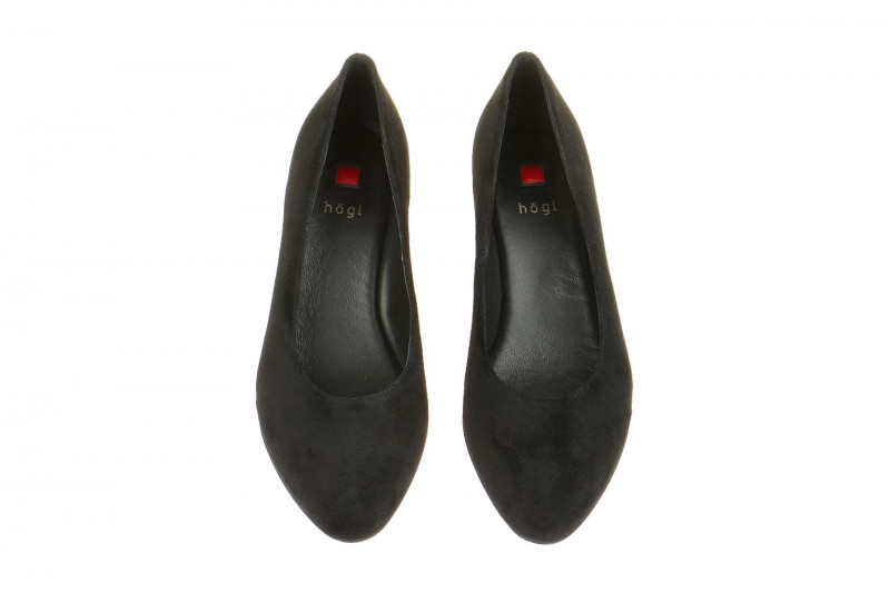 Högl Keil Pumps Slipper schwarz 4202