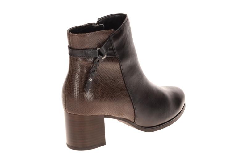 Gabor Stiefelette Ankle Boots braun Schlangenmuster 8053.01.004