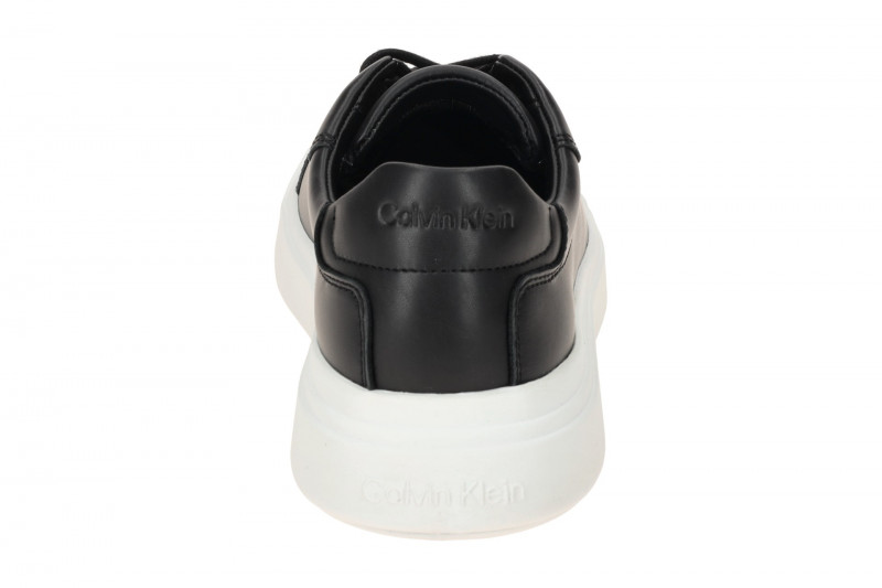 Calvin Klein Schuhe Low Top Lace Sneakers schwarz Glattleder