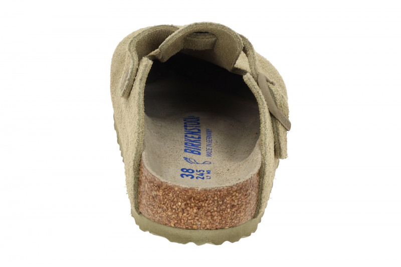 Birkenstock Boston Clogs Pantolette grün khaki Normal-Weit UNISEX 1019054