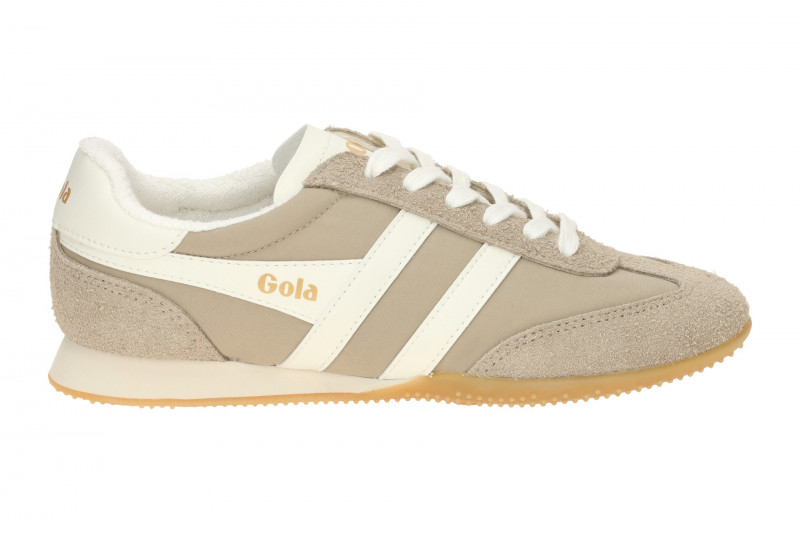 Gola Sprinter Damen Sneakers Schuhe beige bone Velour CLB855