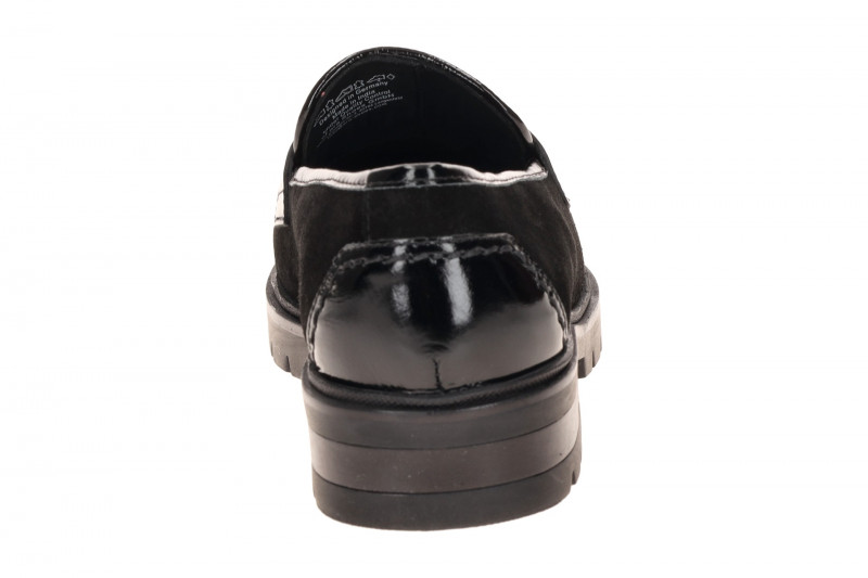 ARA Cambridge Slipper schwarz Velour Loafer 12-11229