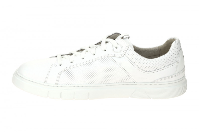 Pius Gabor Schuhe weiß Herren Sneakers perforiert 1023.18