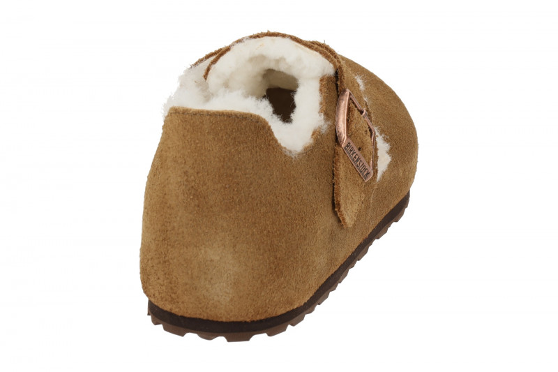 Birkenstock London Shearling Schuhe braun Normal-Weit 1014962