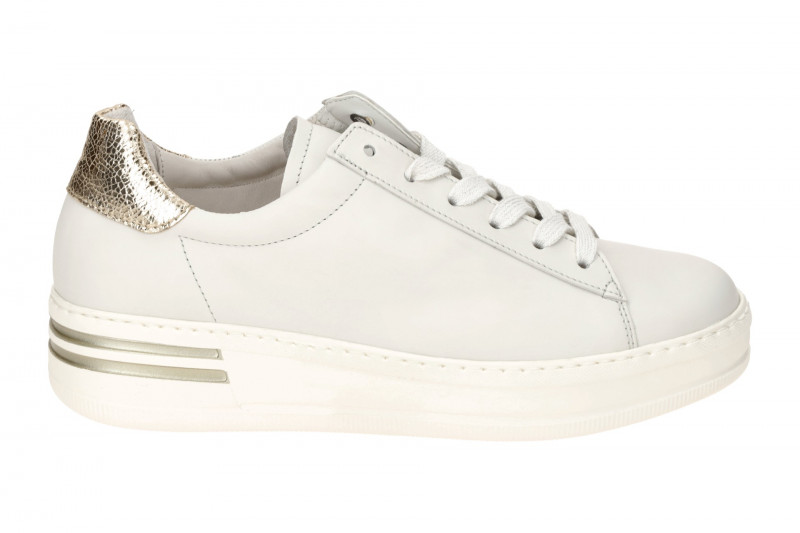 Gabor Comfort Sneaker Schuhe weiß platin 66.395.62