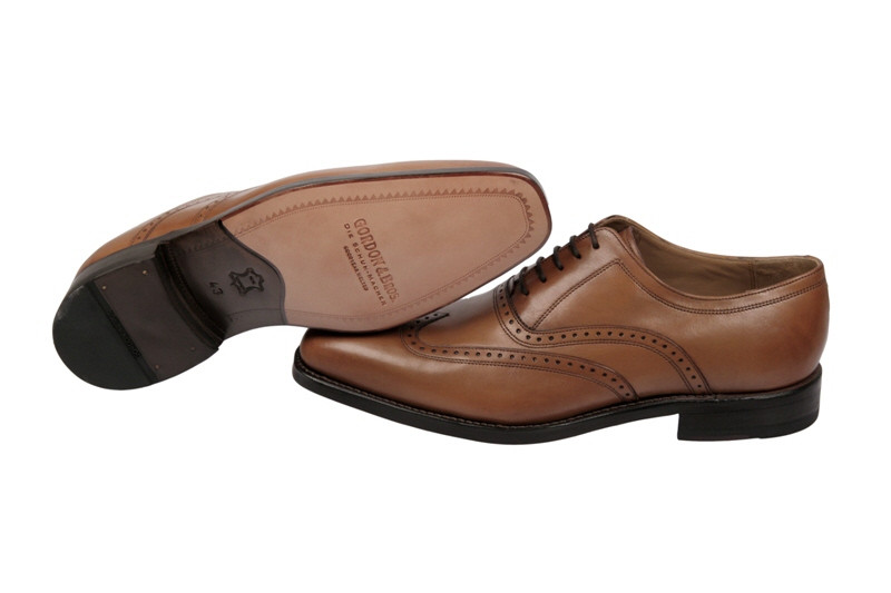 Gordon & Bros. 2321 tan hellbraun rahmengenähte Schuhe