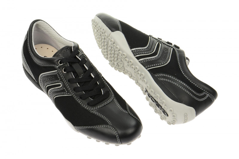Geox Snake Schuhe schwarz grau D5212F