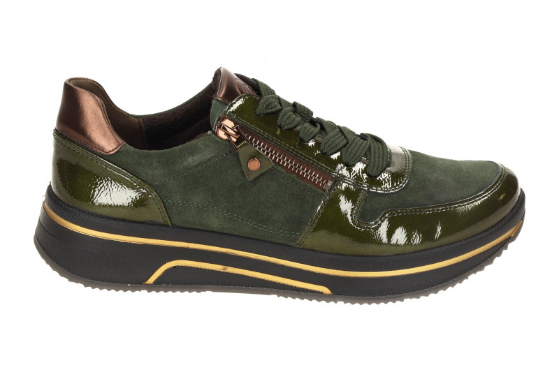ARA Sapporo 3 Schuhe Sneaker grün metallic Lack 1227540